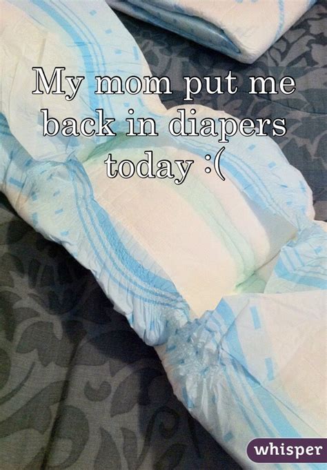 <b>Diaper</b> the older child in front of the younger sibling. . Putting my son back in diapers